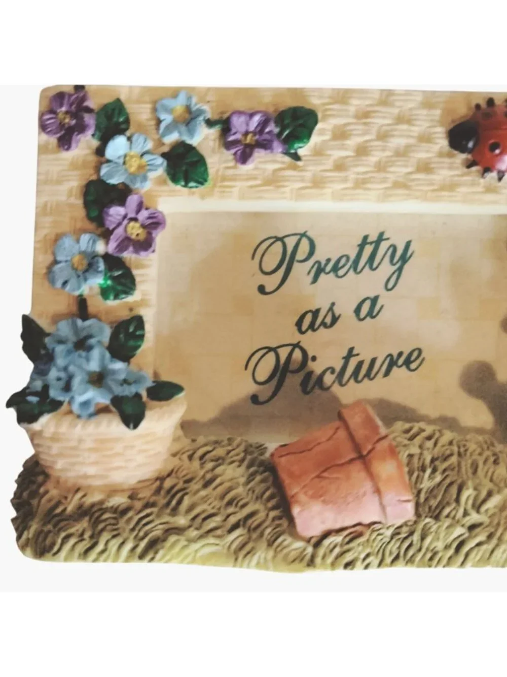 Pretty As A Picture Floral Mini Frame Decorative Gardener Photo